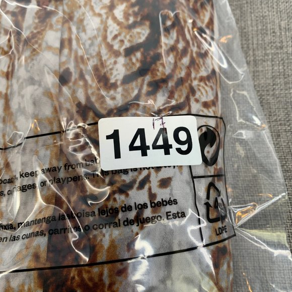 Worthington Stretch Brown Blouse Slit on Both Sides Belt Loops Large Cap Sleeve‎ - Picture 13 of 13